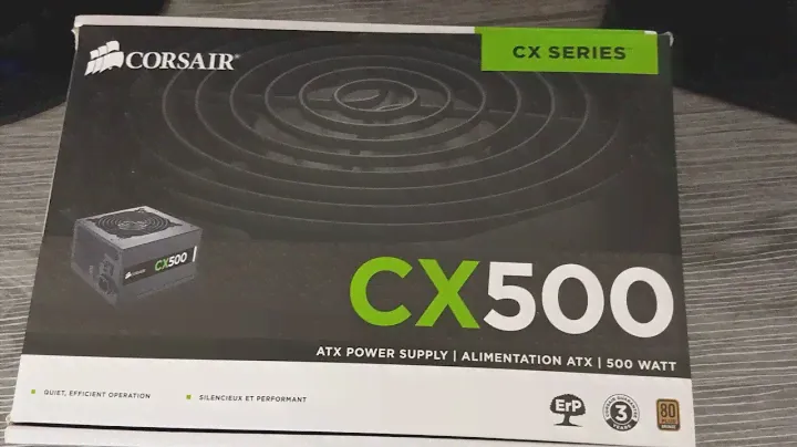 Review Fonte Corsair CX500