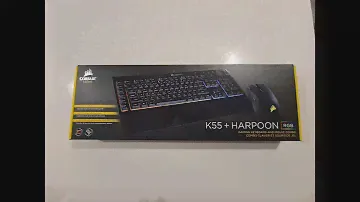 Corsair K55+Harpoon RGB: Unboxing & Review