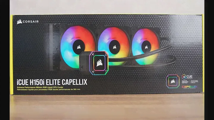 iCue H150i Elite Capellix Unboxing