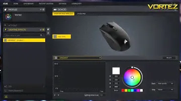 Corsair Harpoon RGB Wireless Software Demo