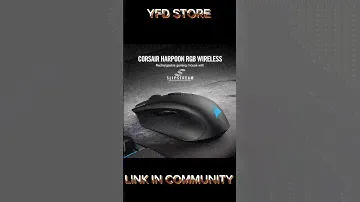 CORSAIR HARPOON WIRELESS RGB || Gaming Mouse - 10,000 DPI - 6 Programmable Buttons  Lightweight