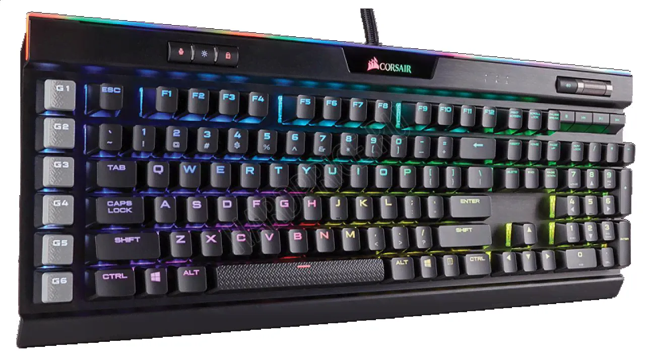 Клавиатура Corsair K95 RGB PLATINUM Cherry MX Speed (CH-9127014-RU)-2