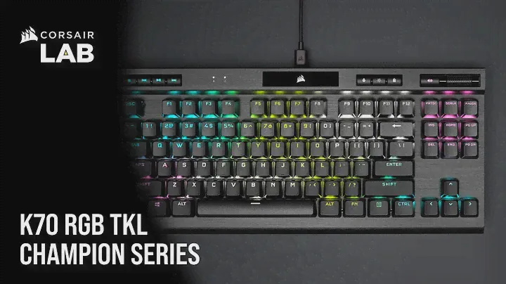 CORSAIR K70 RGB TKL — игровая клавиатура серии Champion