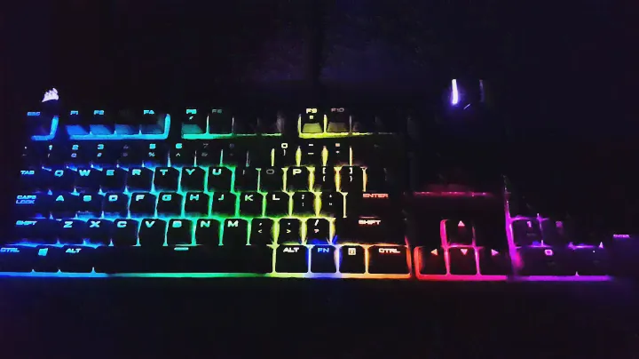 Corsair Strafe RGB Cherry MX Silent keyboard sound activated