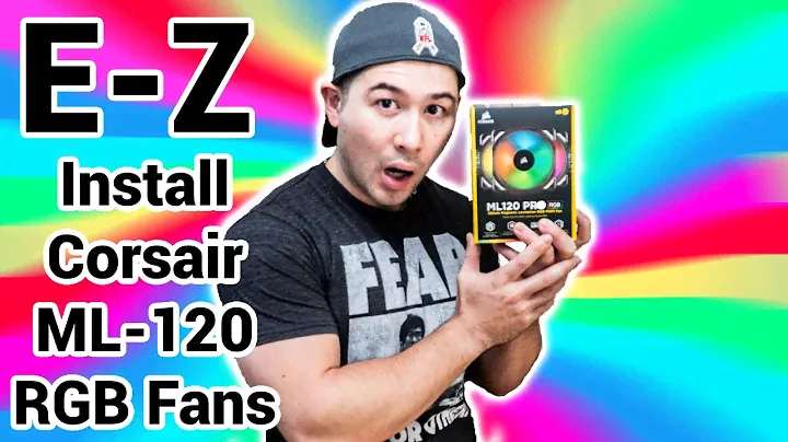 HOW to install Corsair ML120 pro Fans! THIS IS HOW!