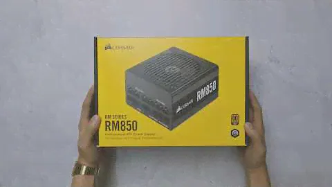 Corsair RM850 80 PLUS® Gold Certified Fully Modular PSU (Unboxing)