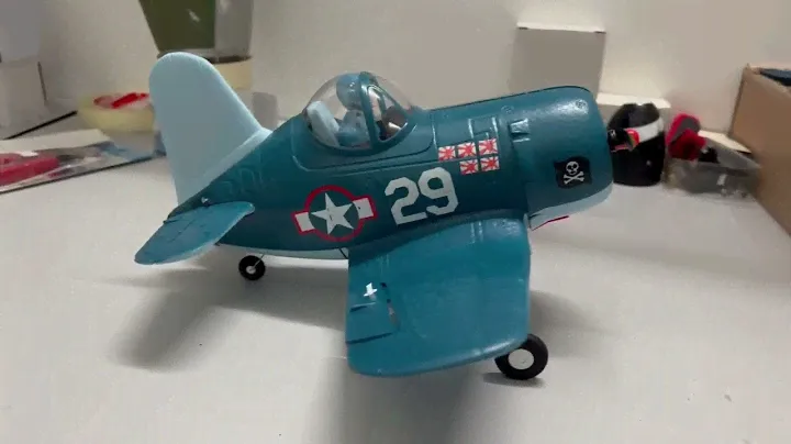 (unboxing) WLTOYS XK A500 Q-F4U Corsair Fighter RC Airplane 2.4GHz 6-Axis Gyro RC Plane