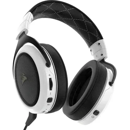Игровые наушники Corsair HS70 Wireless (белый)-0