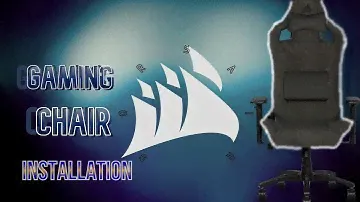 Corsair T3 Rush Gaming Chair Installation #gamingchair #corsairgamingchair