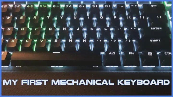 Corsair K60 RGB Pro SE! My first mechanical keyboard!