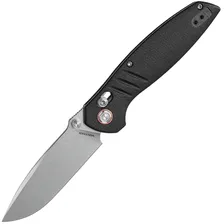 Складной нож Vosteed Corsair stonewash сталь Nitro-V, рукоять Black Micarta