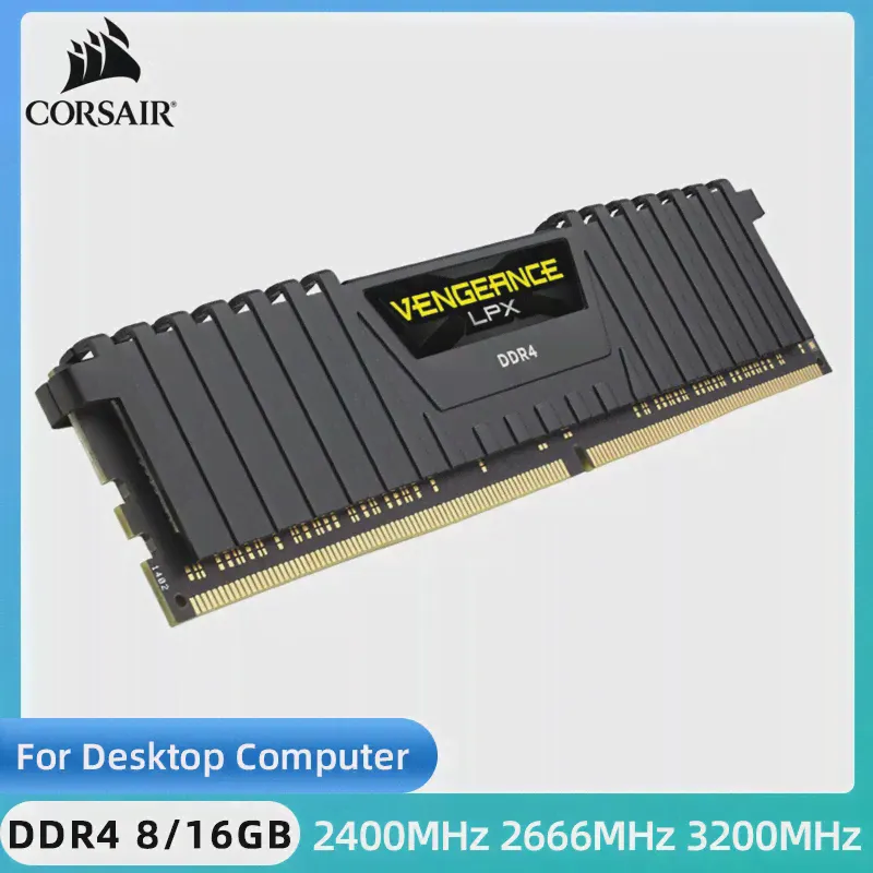 CORSAIR Vengeance LPX DDR4 8GB 16GB 3200 МГц 2400 МГц 2666 МГц DIMM оперативная память PC4-25600 19200 21300 Настольная Memoria Ram 1.2V 288 Pin