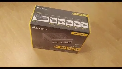 Corsair RM550x (RMx Series) - unboxing