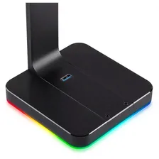 Премиум подставка для наушников Corsair ST100 RGB - алюминиевая - черная