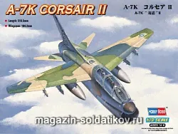 Сборная модель из пластика Самолет «A-7k Corsair II» (1/72) Hobbyboss