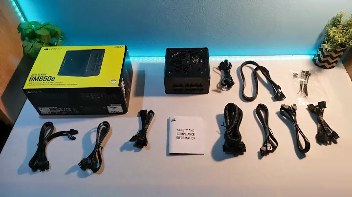 Asmr unboxing corsair power supply (corsair RM850e)