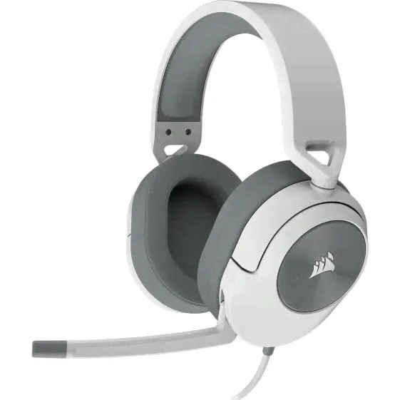 Наушники с микрофоном Corsair HS55 SURROUND Белый, игровые гарнитуры Corsair.-0
