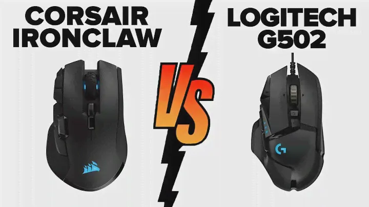 Corsair IRONCLAW RGB Wireless против Logitech G502 Lightspeed Какая мышь лучше