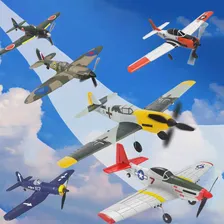 Самолет-истребитель P51D Mustang Xpilot, система стабилизации EPP 400 мм F4U Corsair 4-Ch 2,4G 6-осевой PNP Airplan, Подарочные игрушки