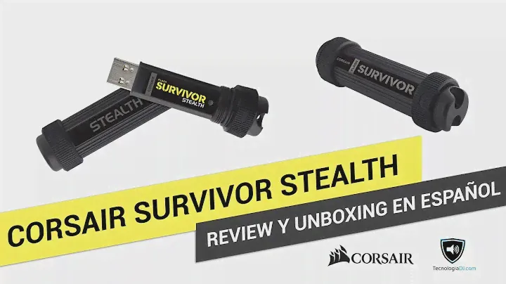 Review y unboxing en español memoria USB Corsair Survivor Stealth | TecnologiaDJ.com