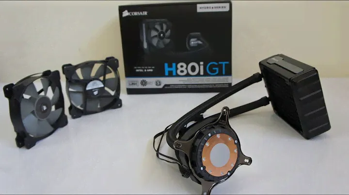 CORSAIR H80i GT Install, build, benchmark, test, i7 6700K overclock