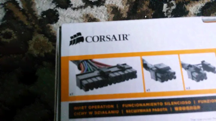 Блок питания Corsair VS650W - Распаковка