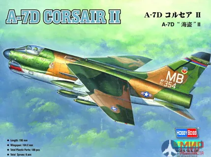 87203 Hobby Boss самолёт A-7D Corsair II (1:72)-0