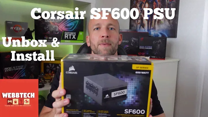 Блок питания Corsair SF600 Platinum SFX Распаковка и установка
