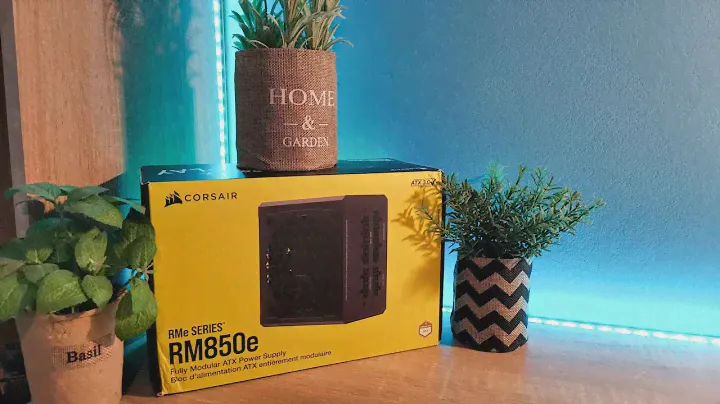 Unboxing corsair RM850e power supply (perspective view not technicall)