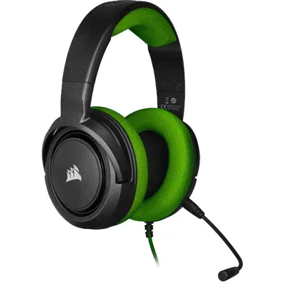 Игровые наушники Corsair HS35 (зеленый)
