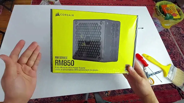 CORSAIR RM850 850W 80+ Gold Full Modular Unboxing