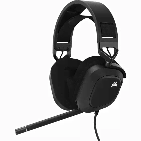 Наушники Corsair HS80 RGB USB Чёрный-0
