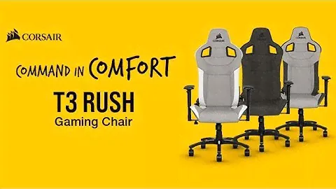 CORSAIR T3 RUSH Fabric Gaming Chair E-Tail video
